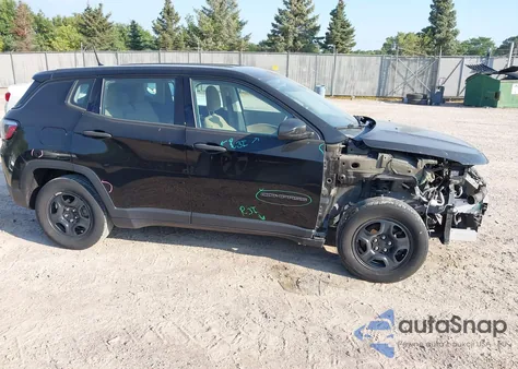 2018 Jeep Compass Sport Fwd from USA, damaged, VIN 3C4NJCAB2JT124523